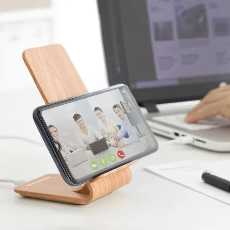 Belaidis medžio efekto įkroviklis su stovu Qistan InnovaGoods